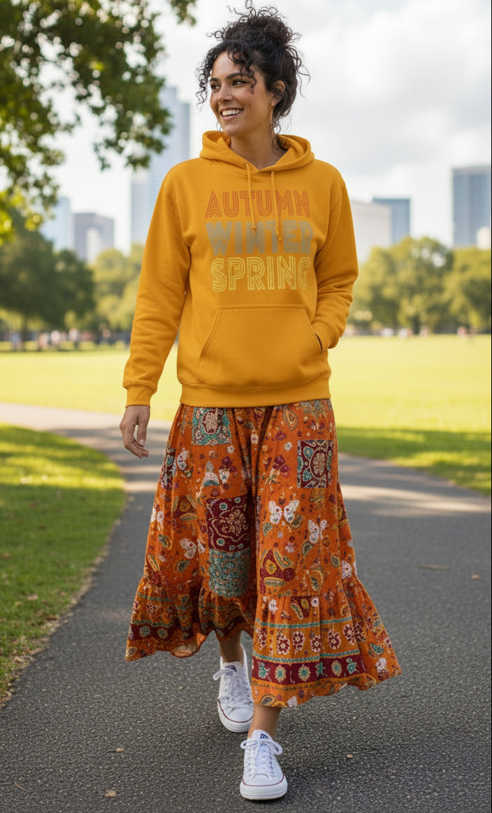 Fall into Autumn Unisex Hoodie - Available in Assorted Colors
