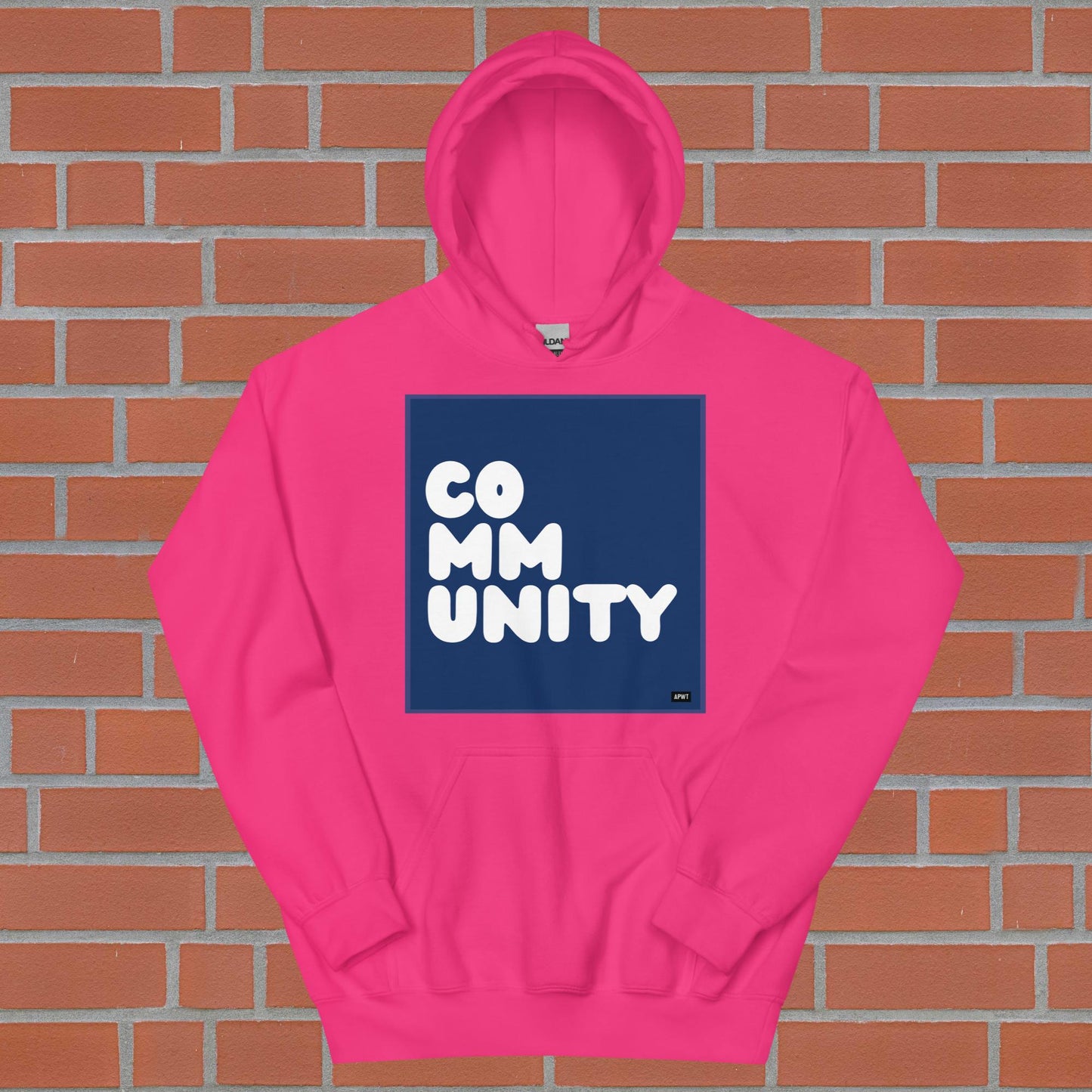 A Community in Dark Blue Unisex Hoodie - Available in Assorted Colors