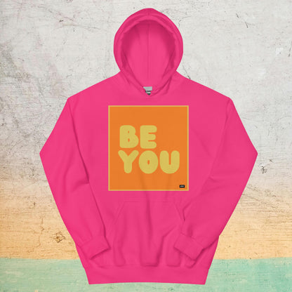 Be You in Orange and Yellow Unisex Hoodie - Available in Assorted Colors