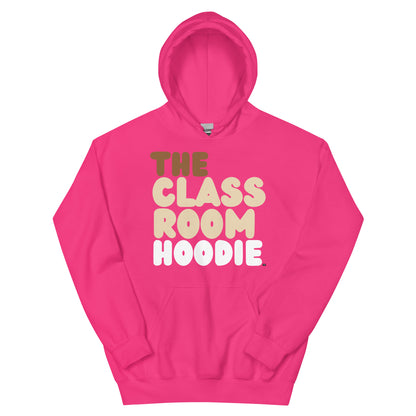 The APWT Gift Shop's the Classroom Hoodie Unisex Hoodie from the Day in the Life Collection in Hot Pink
