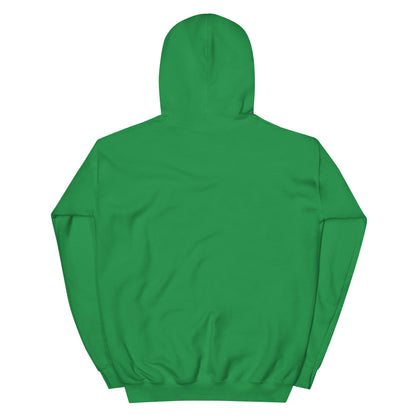 The back of the APWT Gift Shop's Fall into Autumn Unisex Hoodie in Green from the Day in the Life Collection