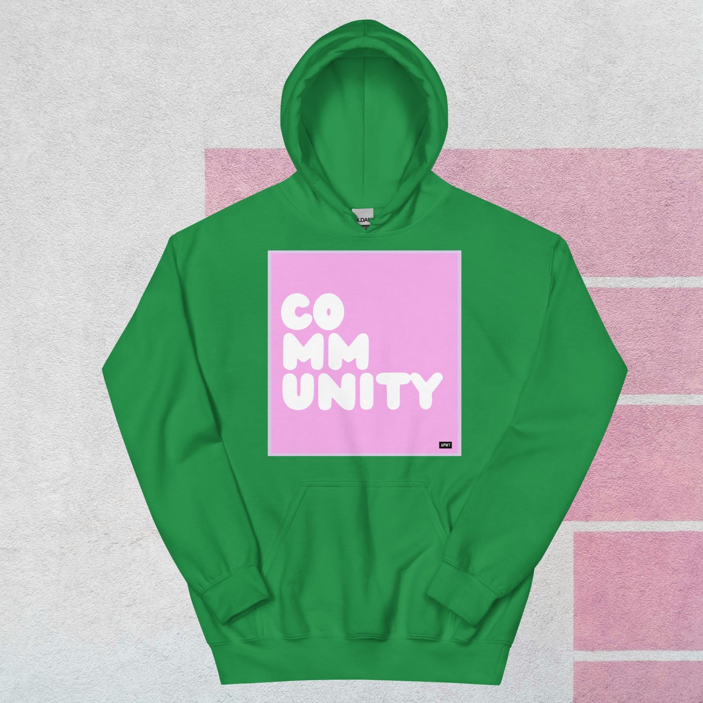 A Community in Pink Unisex Hoodie - Available in Assorted Colors