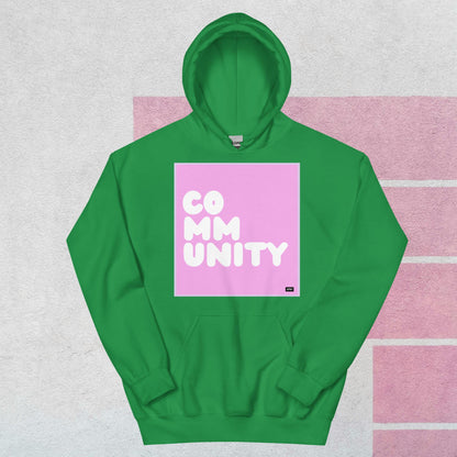 A Community in Pink Unisex Hoodie - Available in Assorted Colors