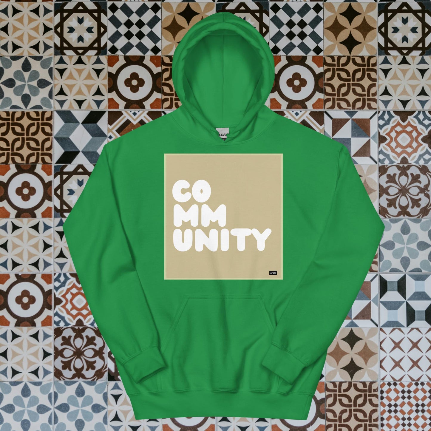 A Community in Beige Unisex Hoodie - Available in Assorted Colors