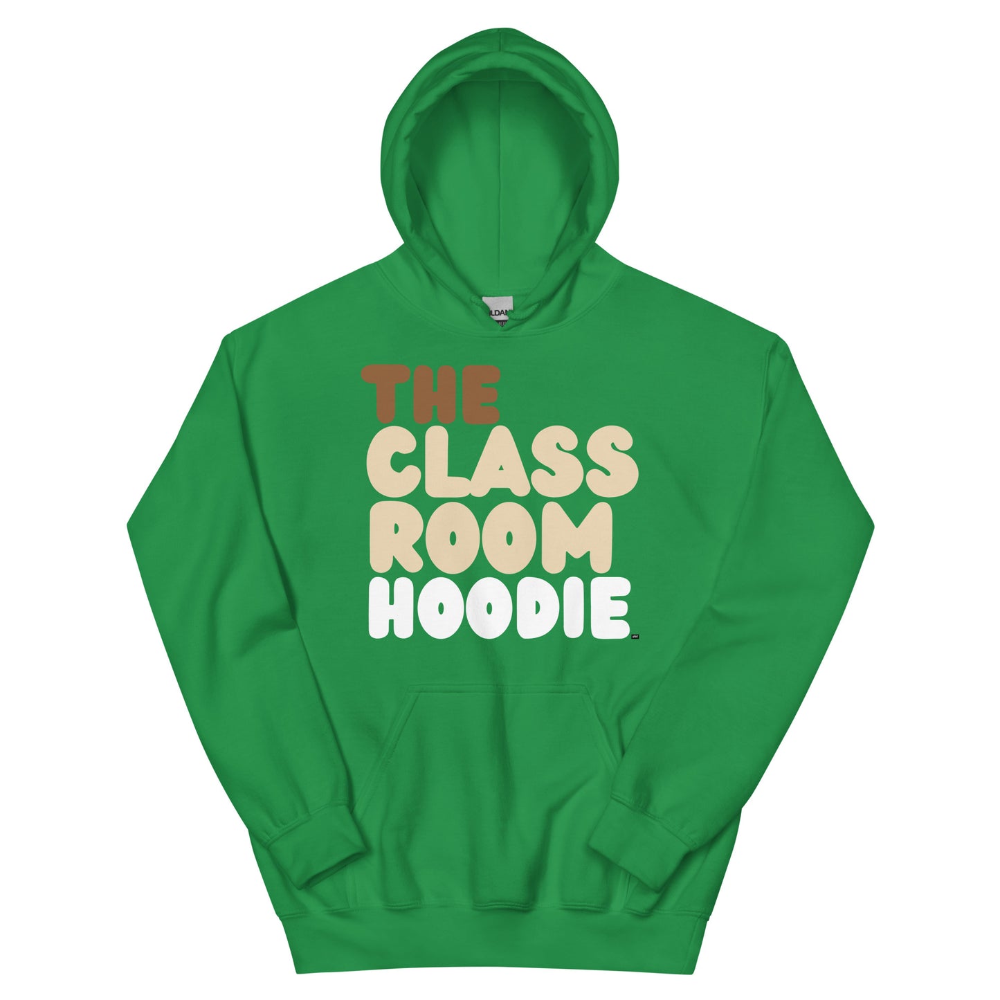 The APWT Gift Shop's the Classroom Hoodie Unisex Hoodie from the Day in the Life Collection in Green