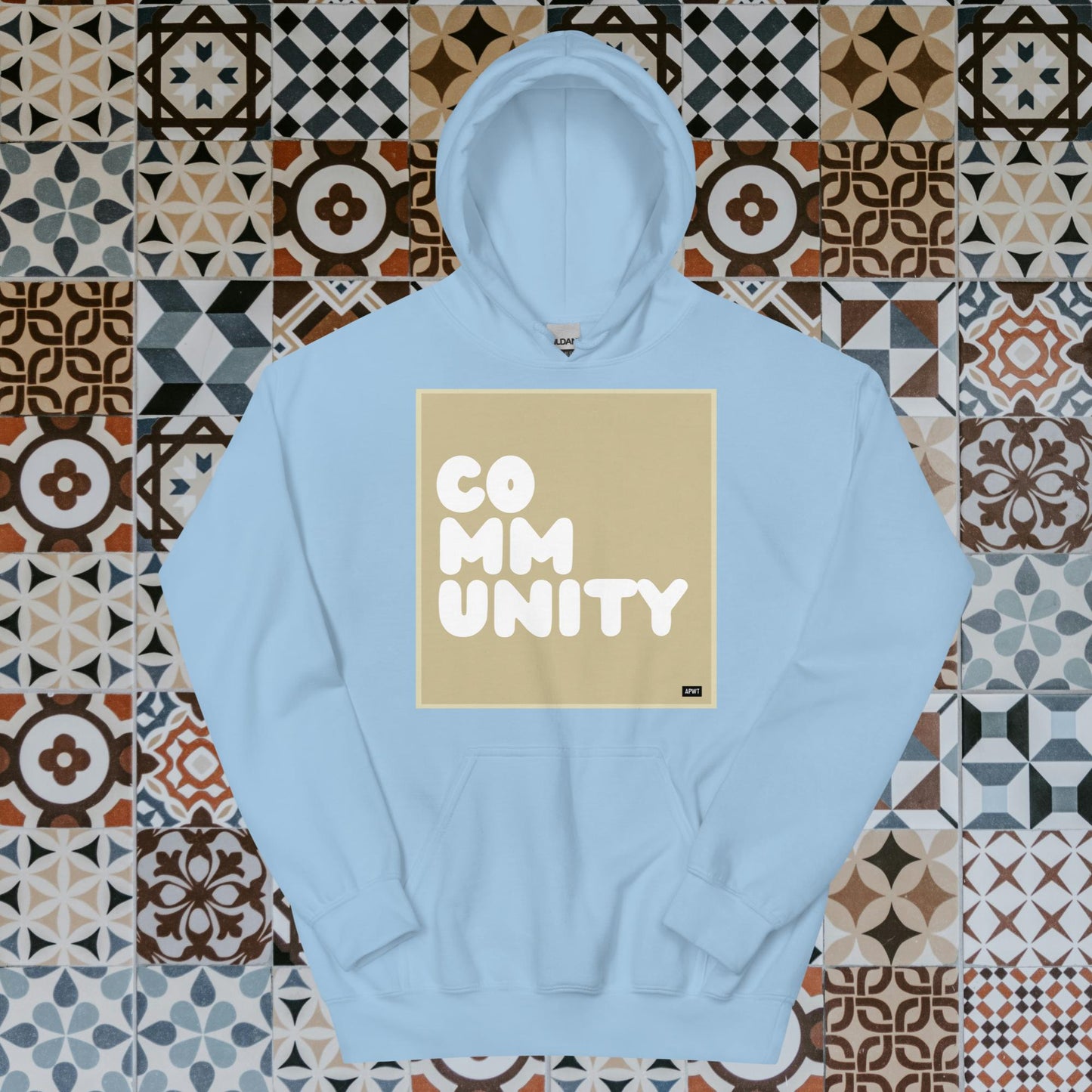 A Community in Beige Unisex Hoodie - Available in Assorted Colors