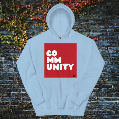 A Community in Crimson Unisex Hoodie - Available in Assorted Colors