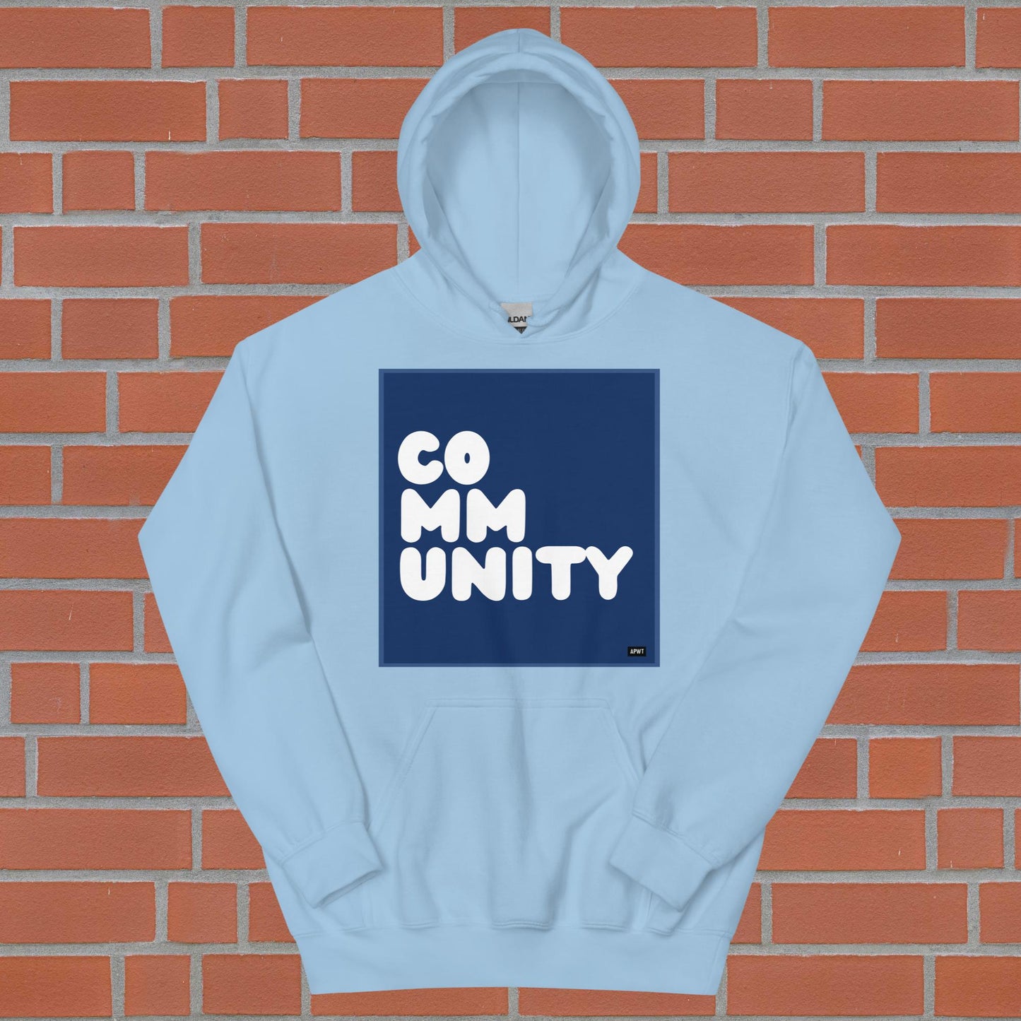 A Community in Dark Blue Unisex Hoodie - Available in Assorted Colors