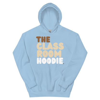 The APWT Gift Shop's the Classroom Hoodie Unisex Hoodie from the Day in the Life Collection in Light Blue