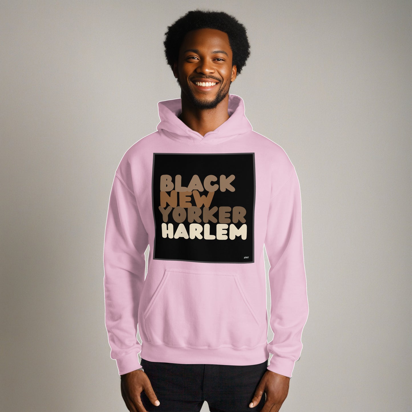 Black New Yorker Harlem Unisex Hoodie - Available in Assorted Colors