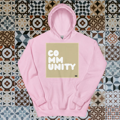 A Community in Beige Unisex Hoodie - Available in Assorted Colors