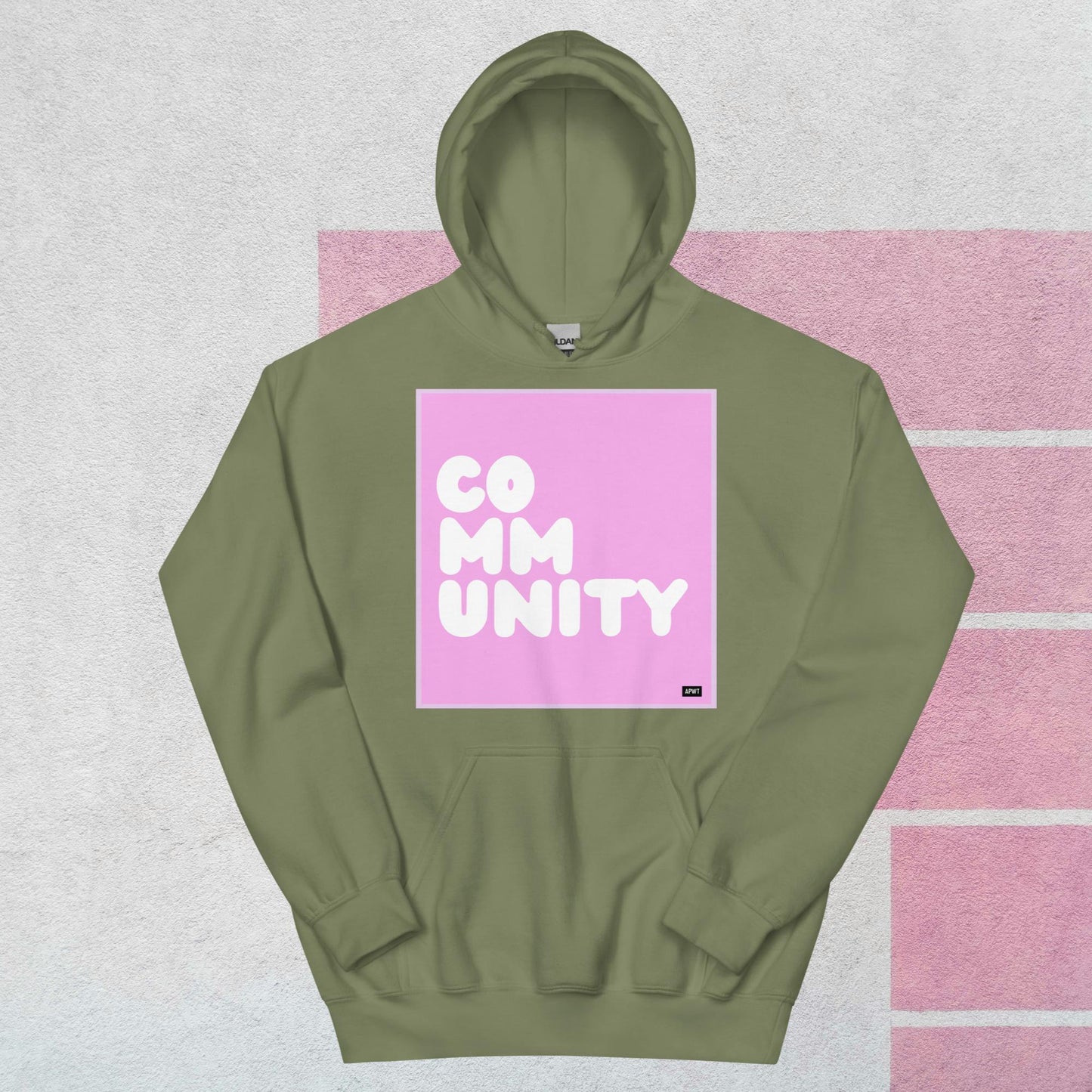 A Community in Pink Unisex Hoodie - Available in Assorted Colors
