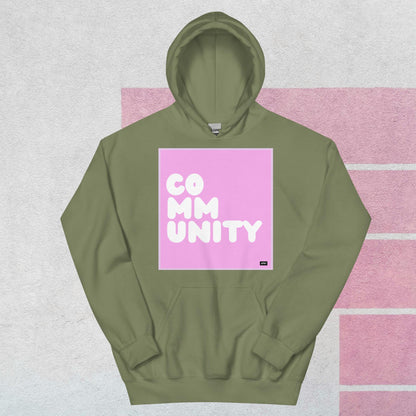 A Community in Pink Unisex Hoodie - Available in Assorted Colors