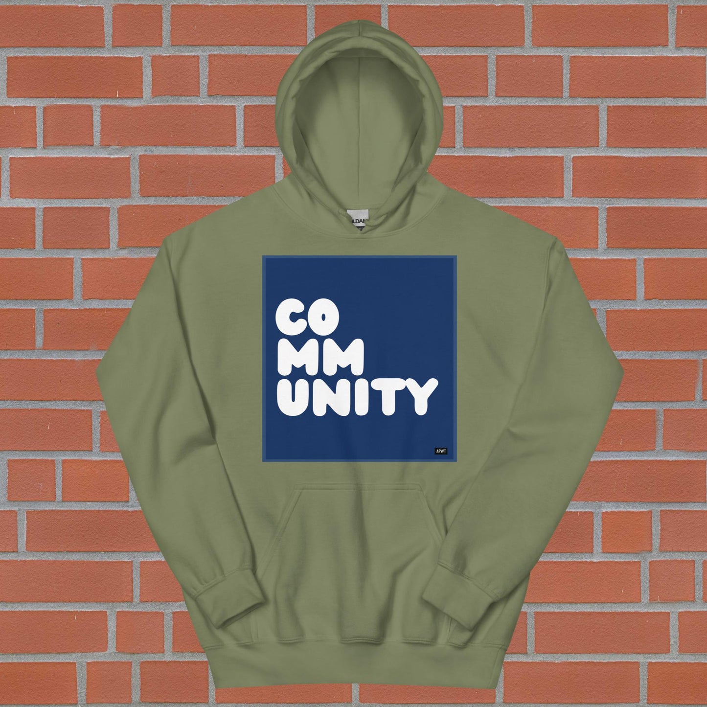 A Community in Dark Blue Unisex Hoodie - Available in Assorted Colors