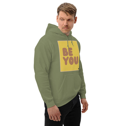 Be You in Yellow and Brown Unisex Hoodie - Available in Assorted Colors