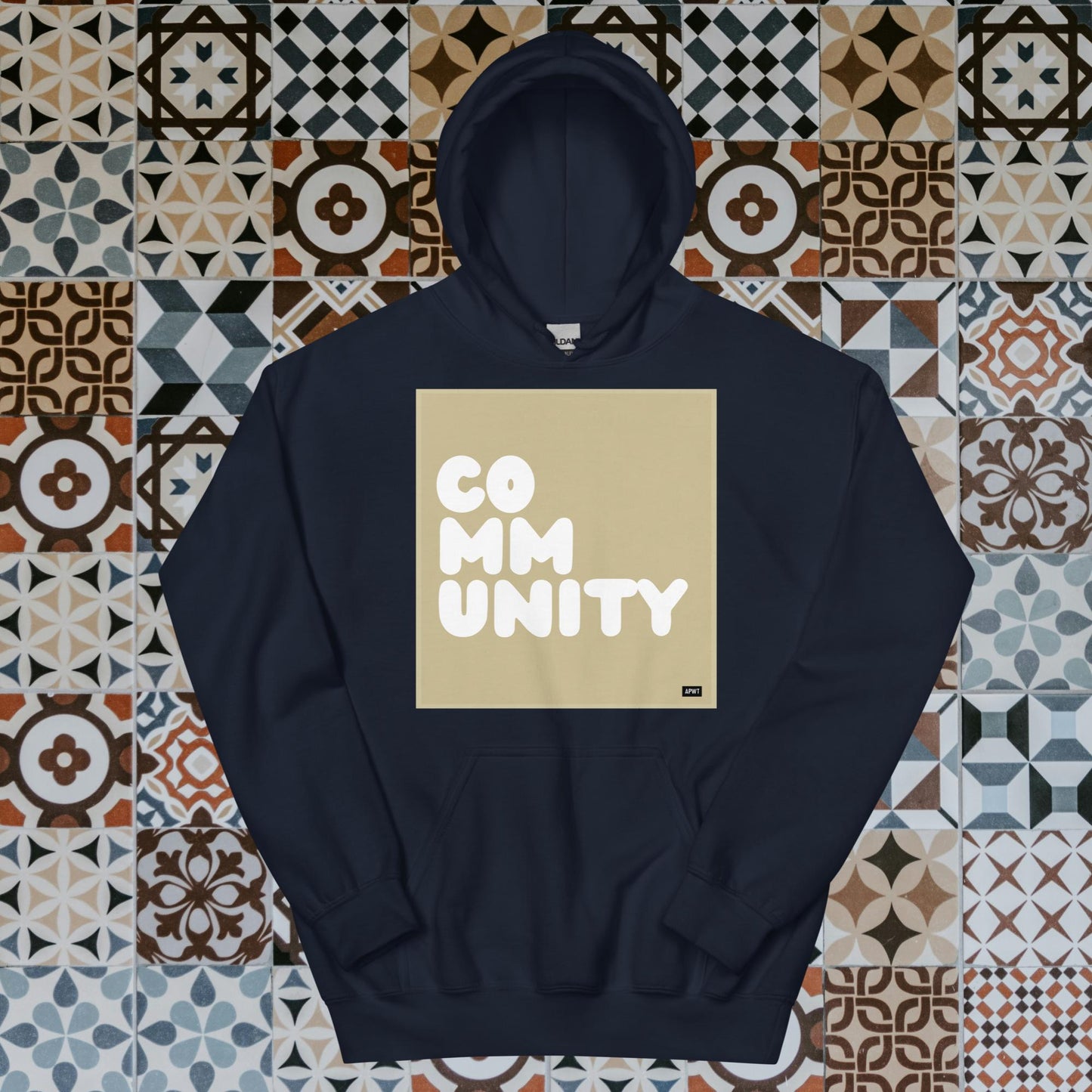 A Community in Beige Unisex Hoodie - Available in Assorted Colors