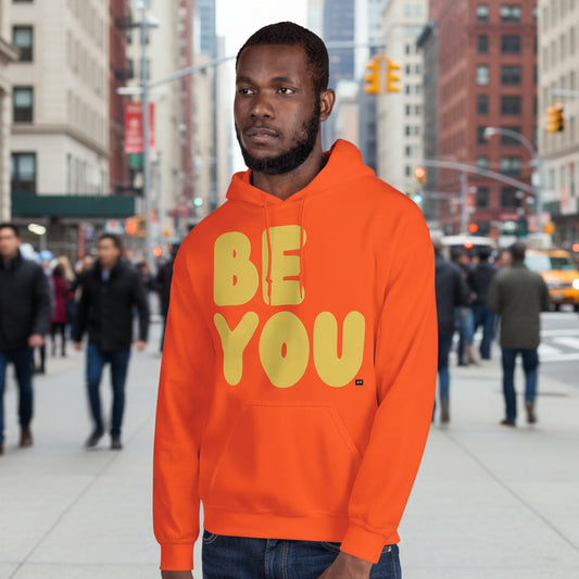 Be You in Orange and Yellow Unisex Hoodie - The APWT Gift Shop