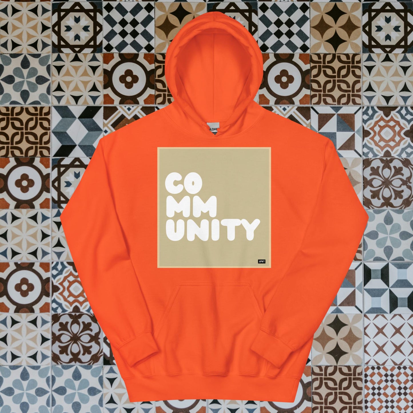 A Community in Beige Unisex Hoodie - Available in Assorted Colors