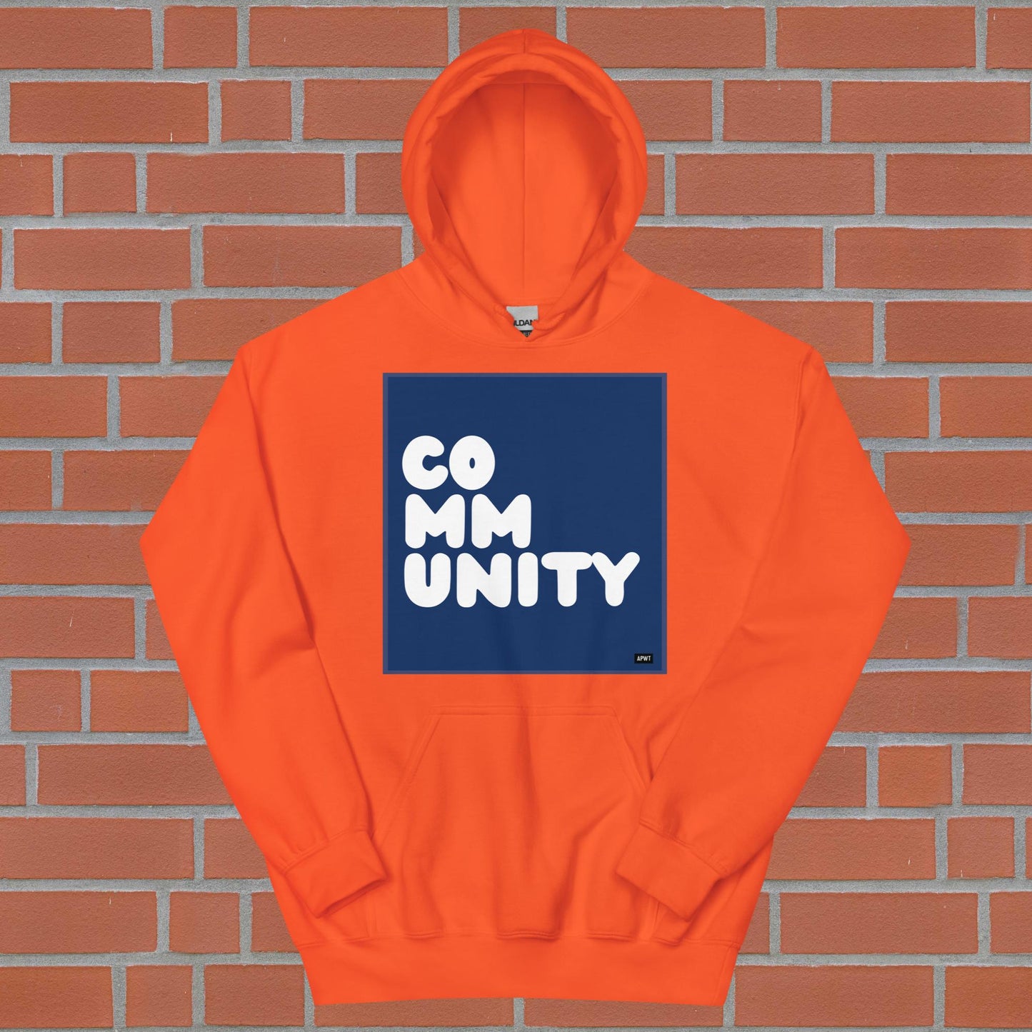 A Community in Dark Blue Unisex Hoodie - Available in Assorted Colors