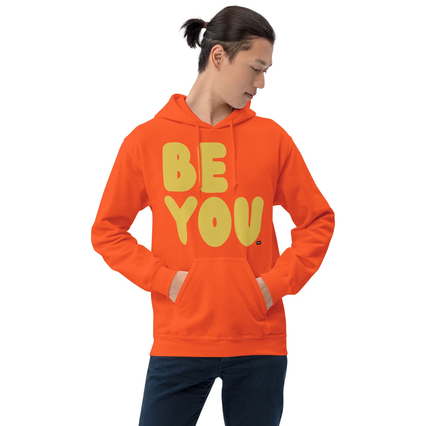 Be You in Orange and Yellow Unisex Hoodie - The APWT Gift Shop