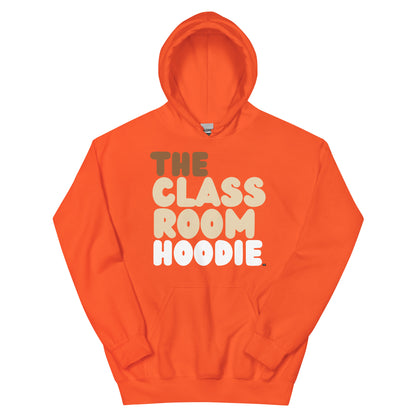 The APWT Gift Shop's the Classroom Hoodie Unisex Hoodie from the Day in the Life Collection in Orange