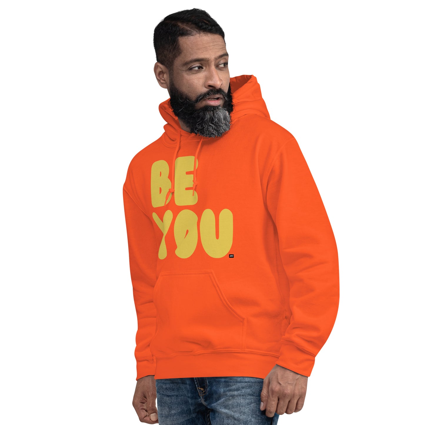 Be You in Orange and Yellow Unisex Hoodie - The APWT Gift Shop