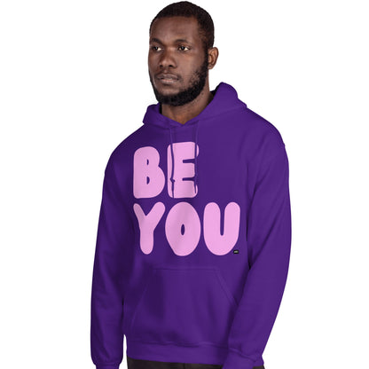 Be You in Purple and Pink Unisex Hoodie - The APWT Gift Shop