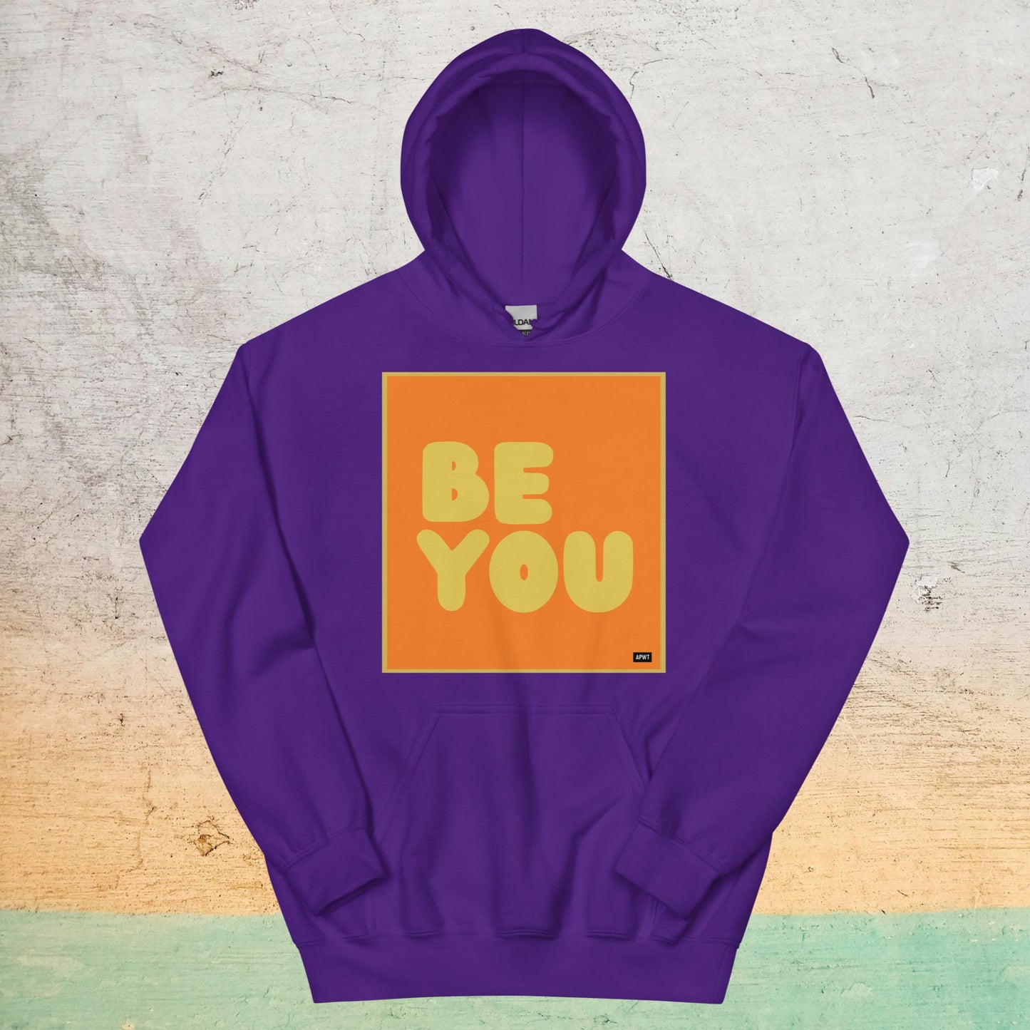 Be You in Orange and Yellow Unisex Hoodie - Available in Assorted Colors