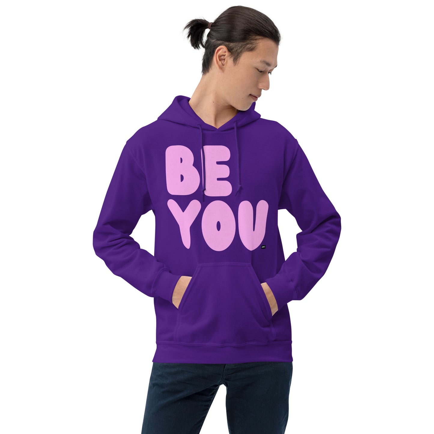 Be You in Purple and Pink Unisex Hoodie - The APWT Gift Shop