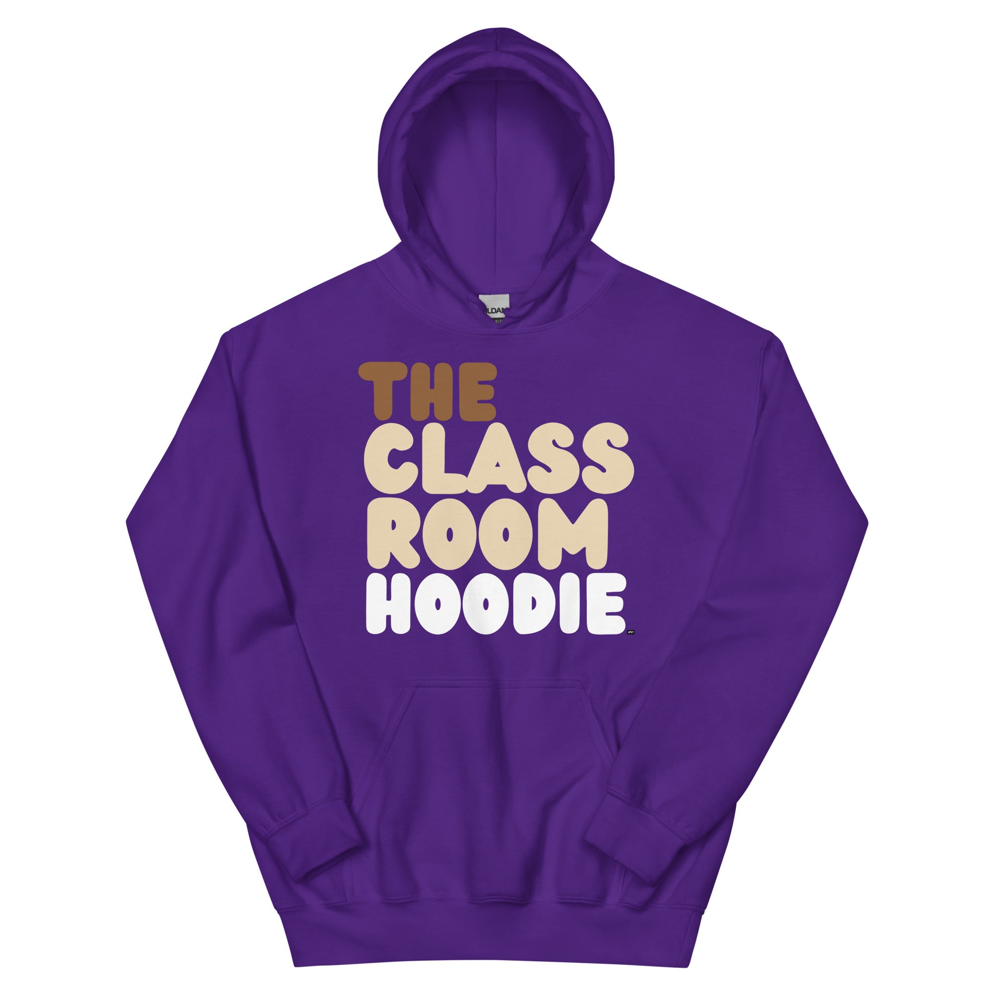 The APWT Gift Shop's the Classroom Hoodie Unisex Hoodie from the Day in the Life Collection in Purple
