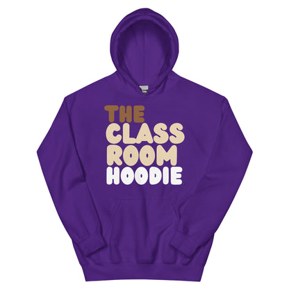 The APWT Gift Shop's the Classroom Hoodie Unisex Hoodie from the Day in the Life Collection in Purple