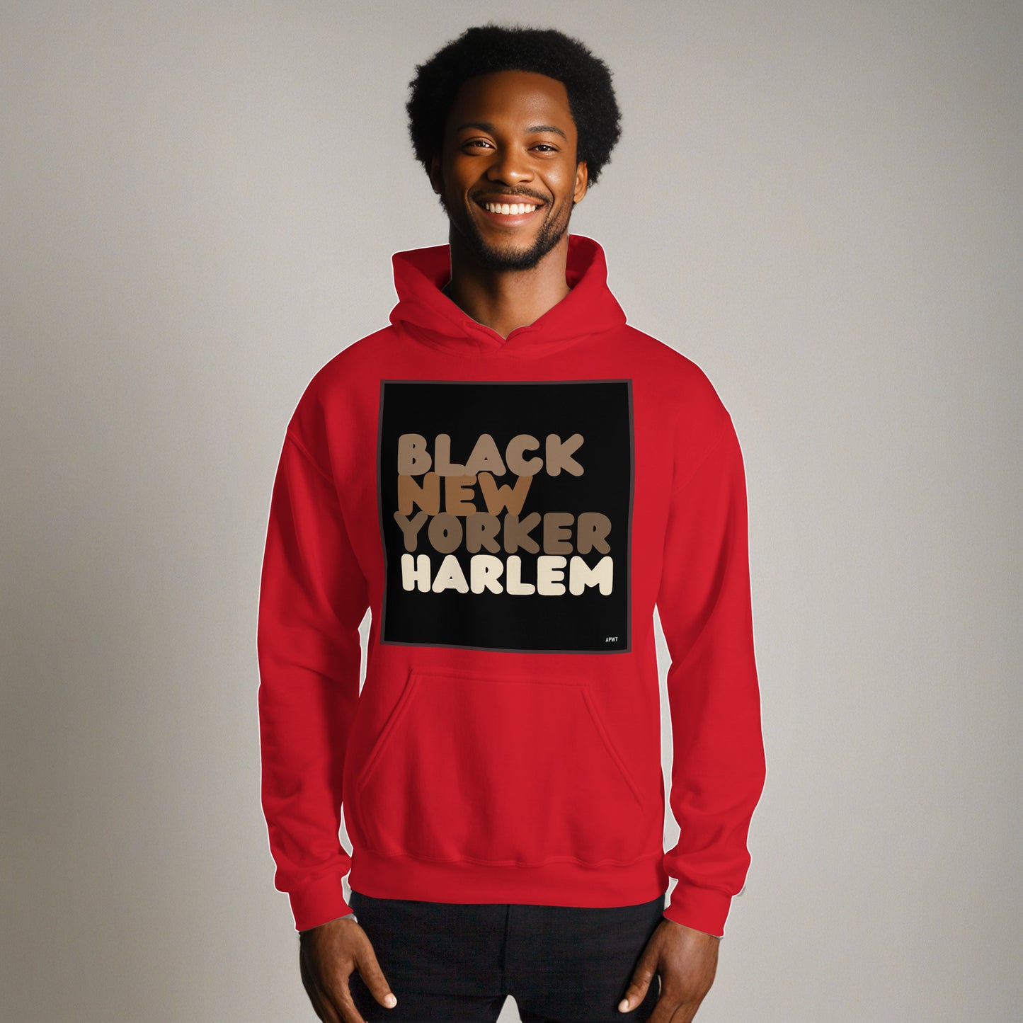 Black New Yorker Harlem Unisex Hoodie - Available in Assorted Colors