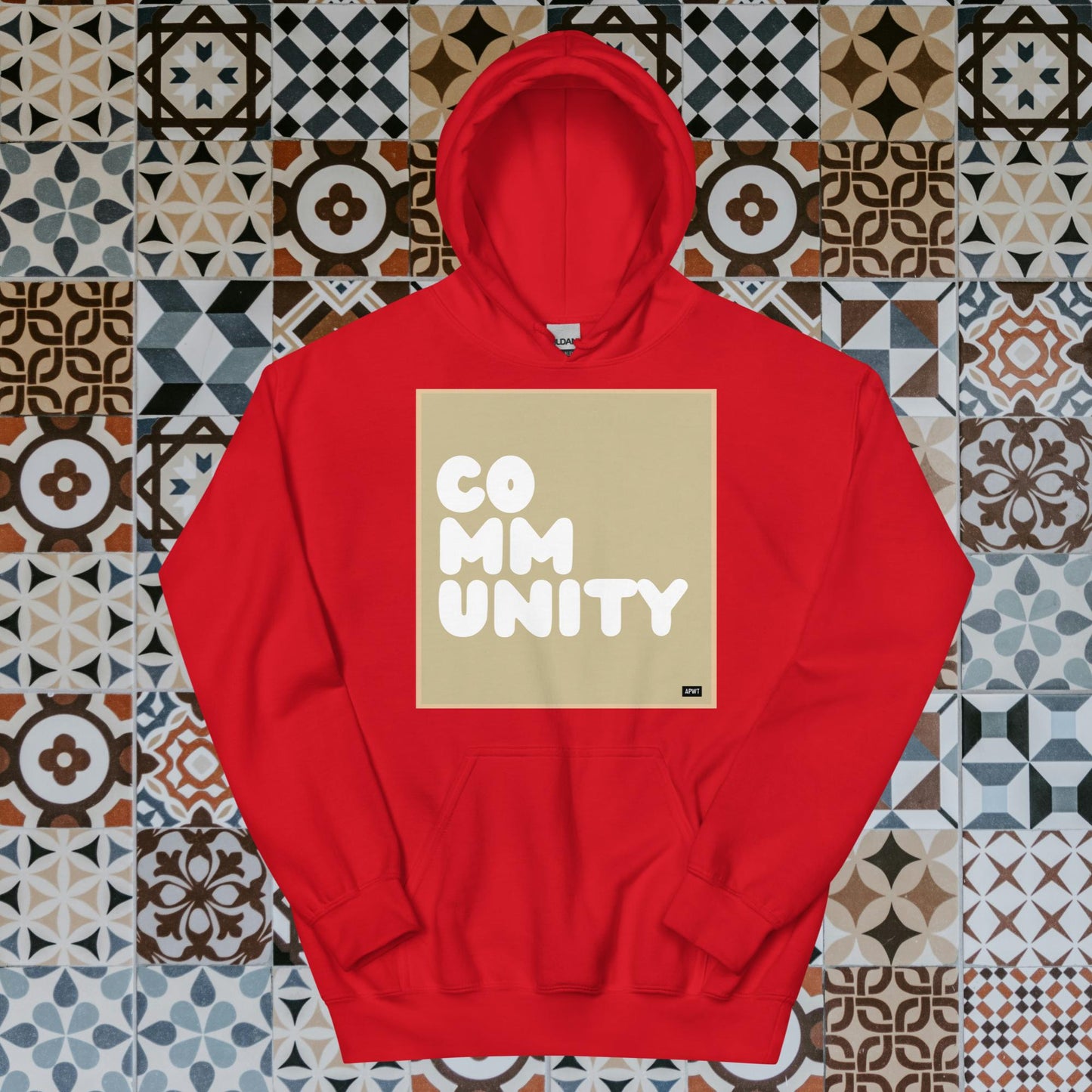A Community in Beige Unisex Hoodie - Available in Assorted Colors