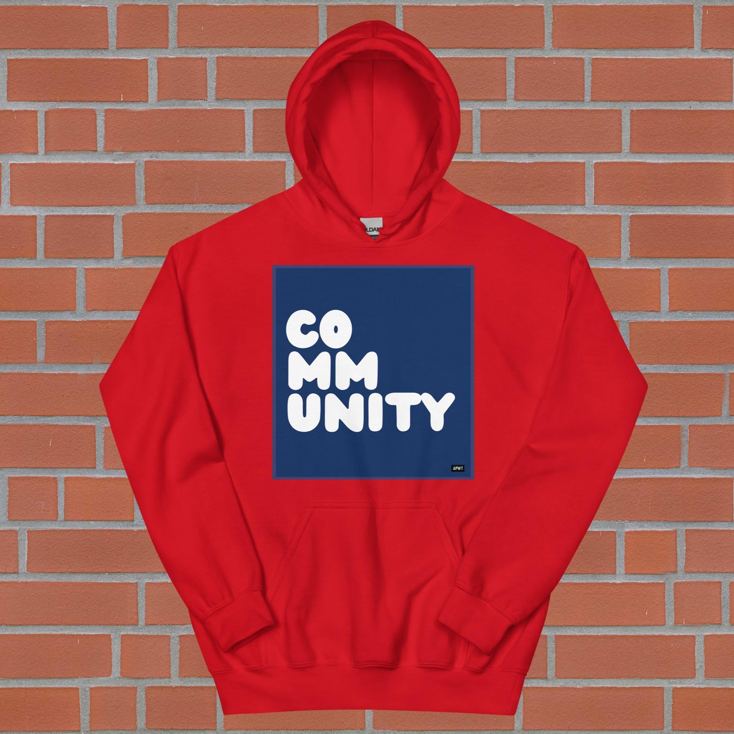 A Community in Dark Blue Unisex Hoodie - Available in Assorted Colors