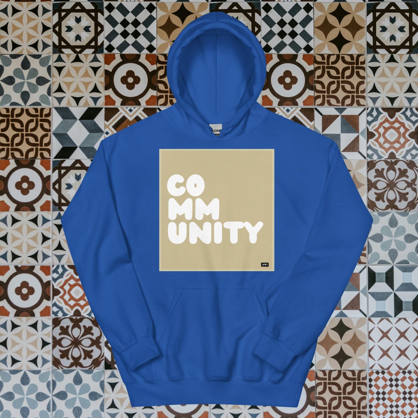 A Community in Beige Unisex Hoodie - Available in Assorted Colors
