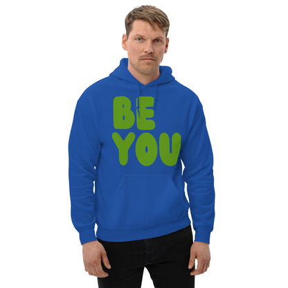 Be You in Blue and Green Unisex Hoodie - The APWT Gift Shop