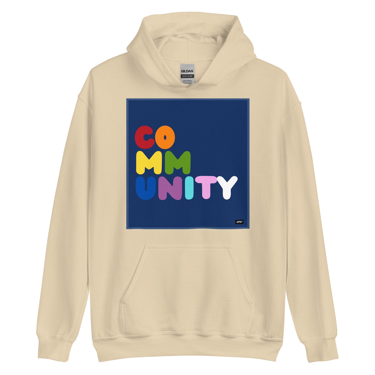 Rainbow Community Unisex Hoodie - Available in Assorted Colors