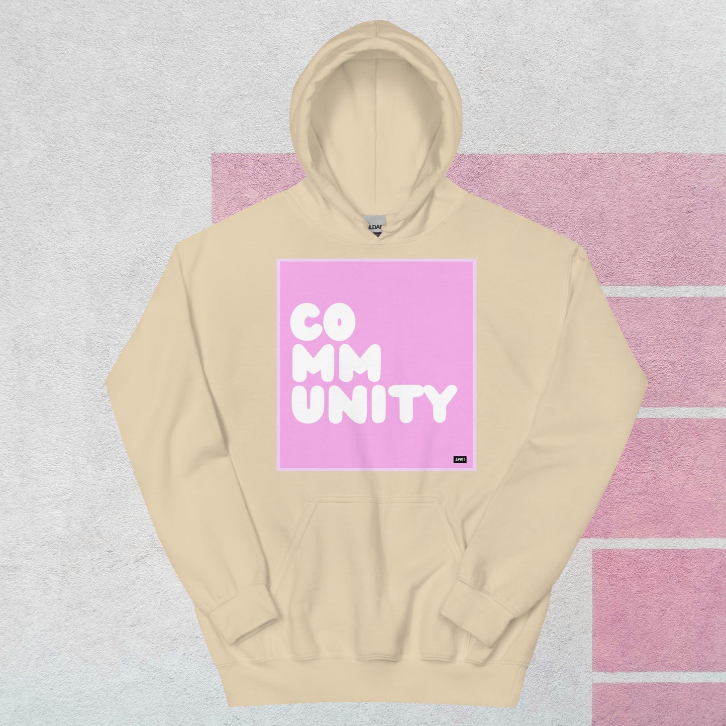A Community in Pink Unisex Hoodie - Available in Assorted Colors