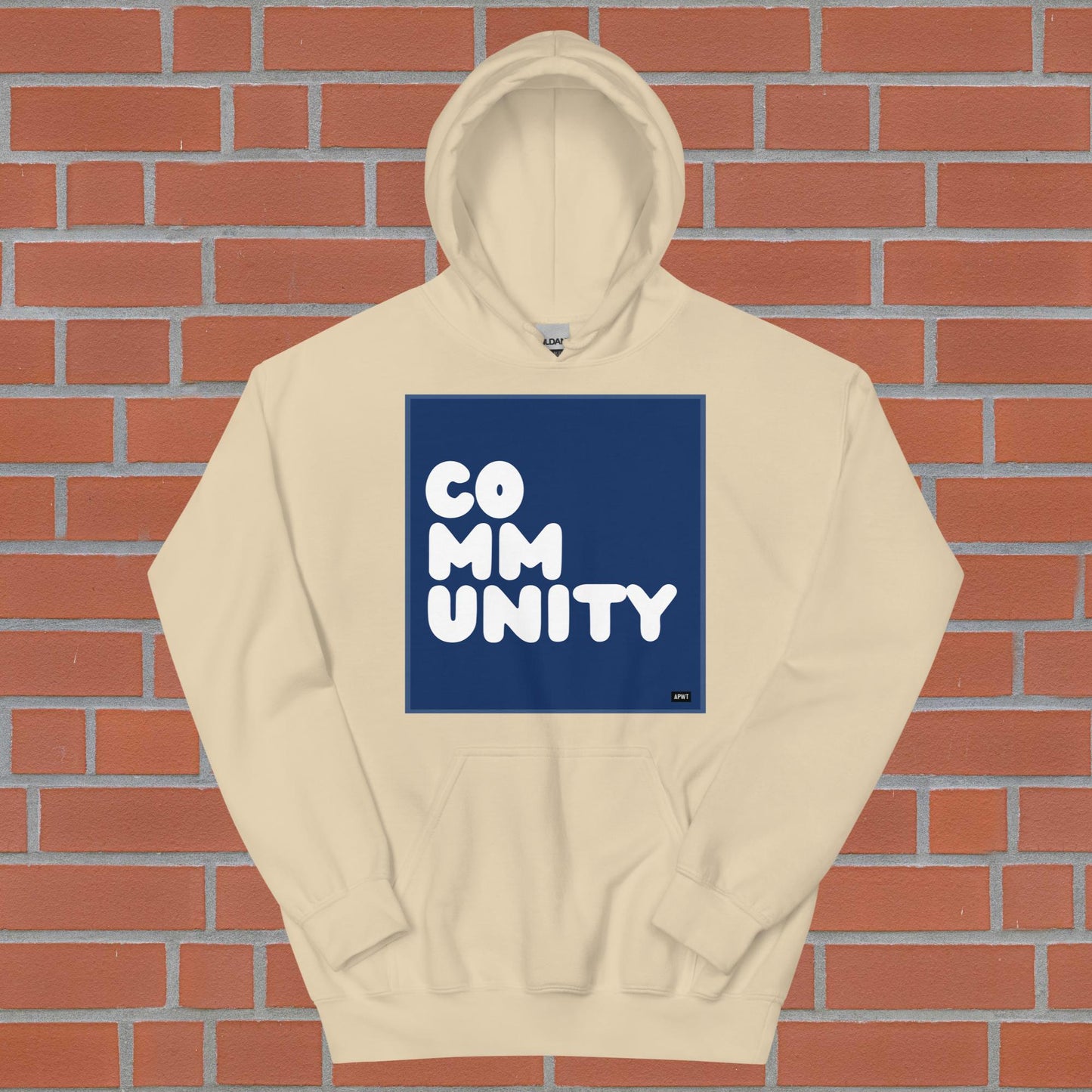 A Community in Dark Blue Unisex Hoodie - Available in Assorted Colors