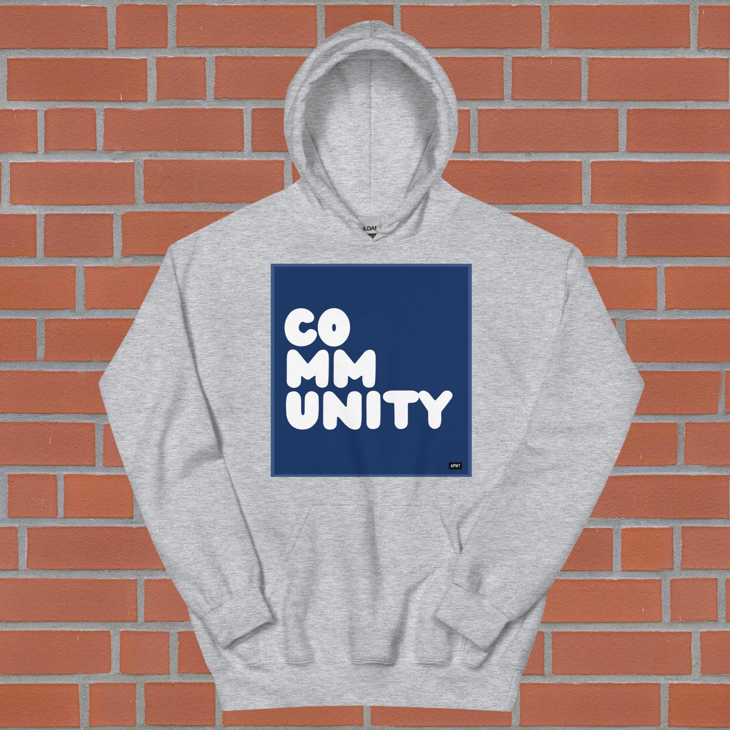 A Community in Dark Blue Unisex Hoodie - Available in Assorted Colors