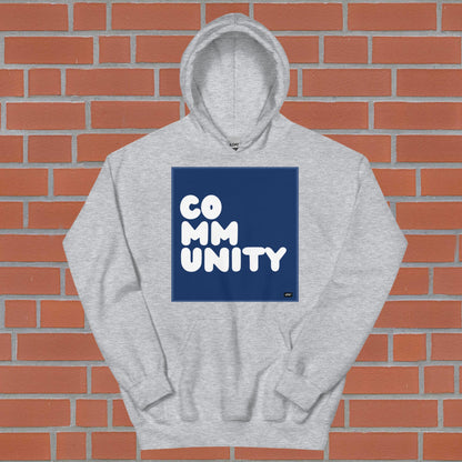 A Community in Dark Blue Unisex Hoodie - Available in Assorted Colors