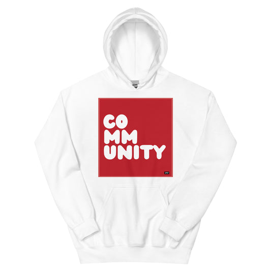 A Community in Crimson Unisex Hoodie - The APWT Gift Shop