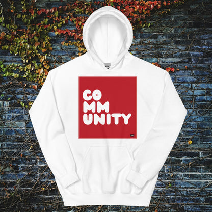 A Community in Crimson Unisex Hoodie - Available in Assorted Colors