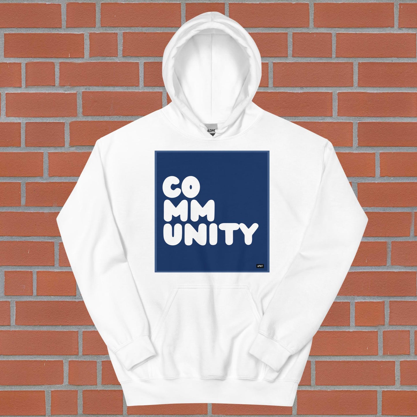 A Community in Dark Blue Unisex Hoodie - Available in Assorted Colors