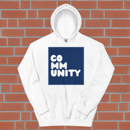A Community in Dark Blue Unisex Hoodie - Available in Assorted Colors