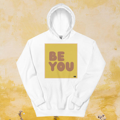 Be You in Yellow and Brown Unisex Hoodie - Available in Assorted Colors