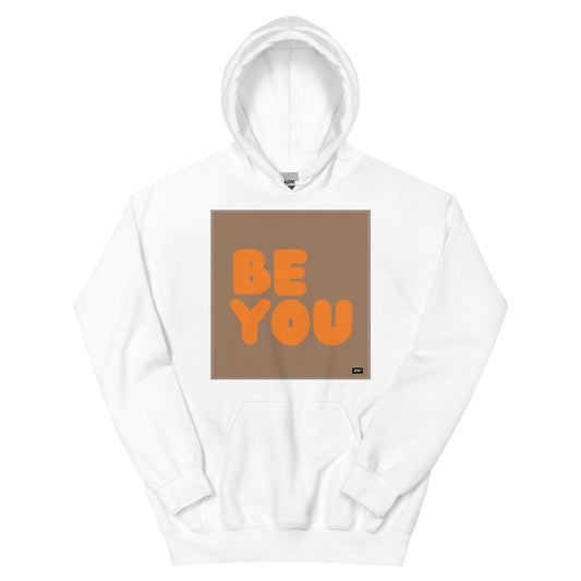 Be You in Brown and Orange Unisex Hoodie - The APWT Gift Shop