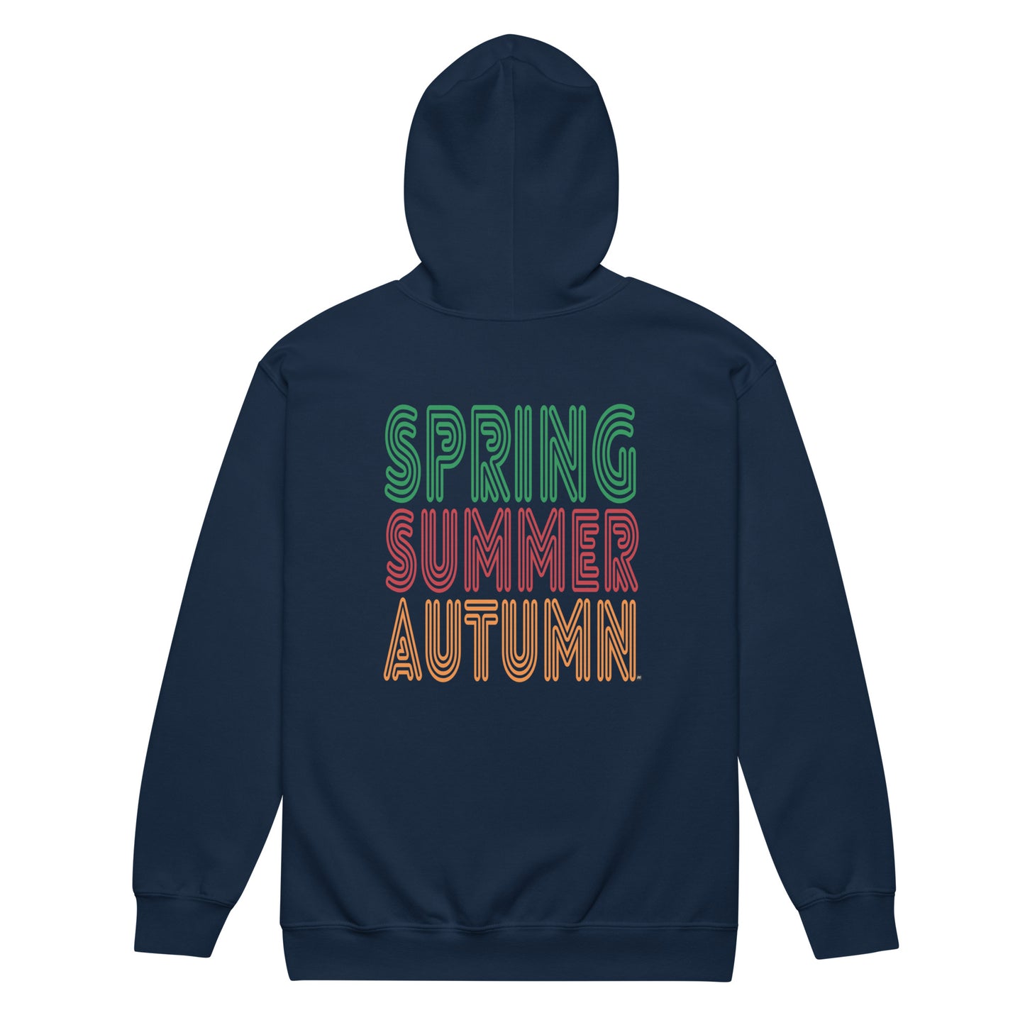 Spring into Summer Unisex Zip-Up Hoodie - Available in Assorted Colors