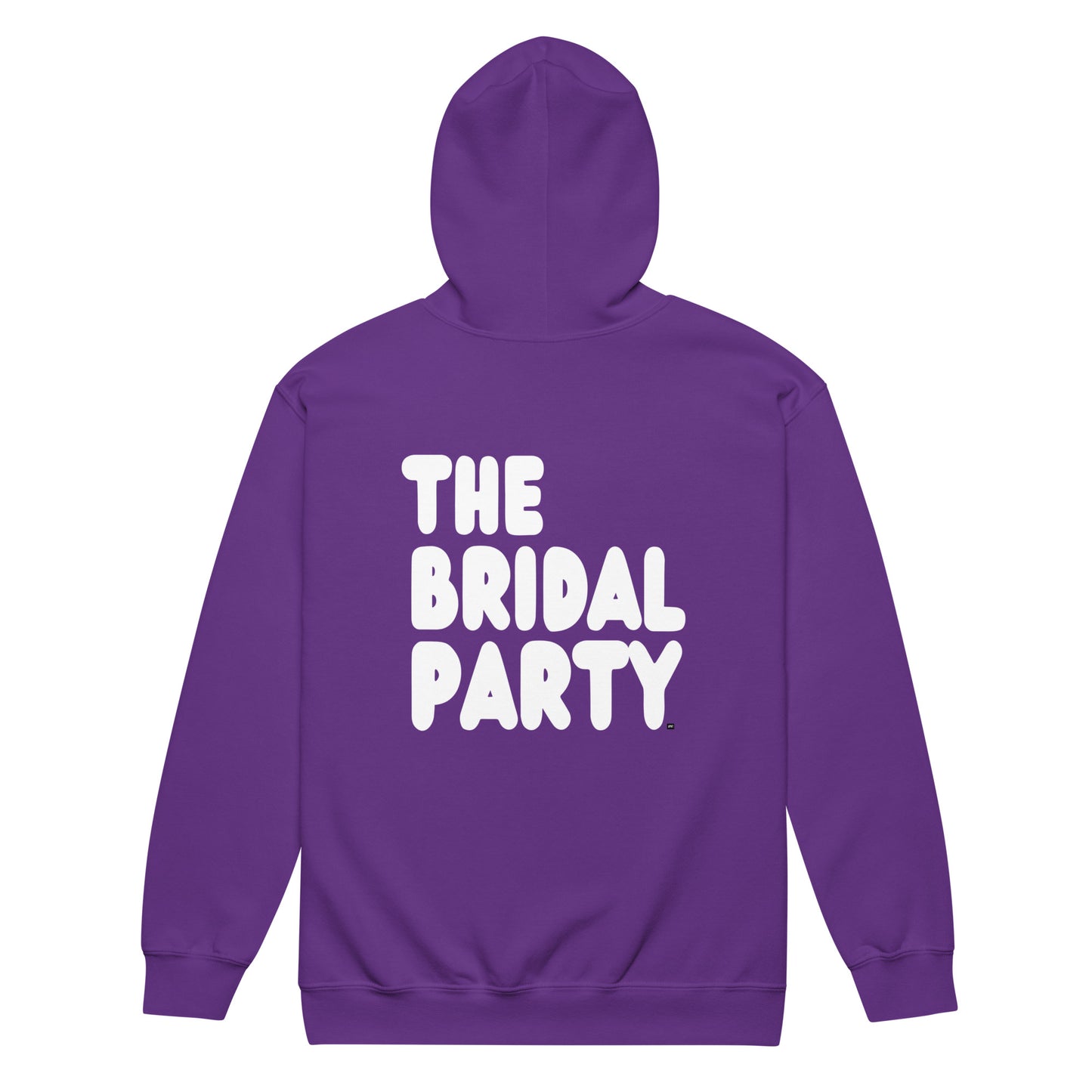 The Bridal Party Unisex Zip-Up Hoodie in Purple