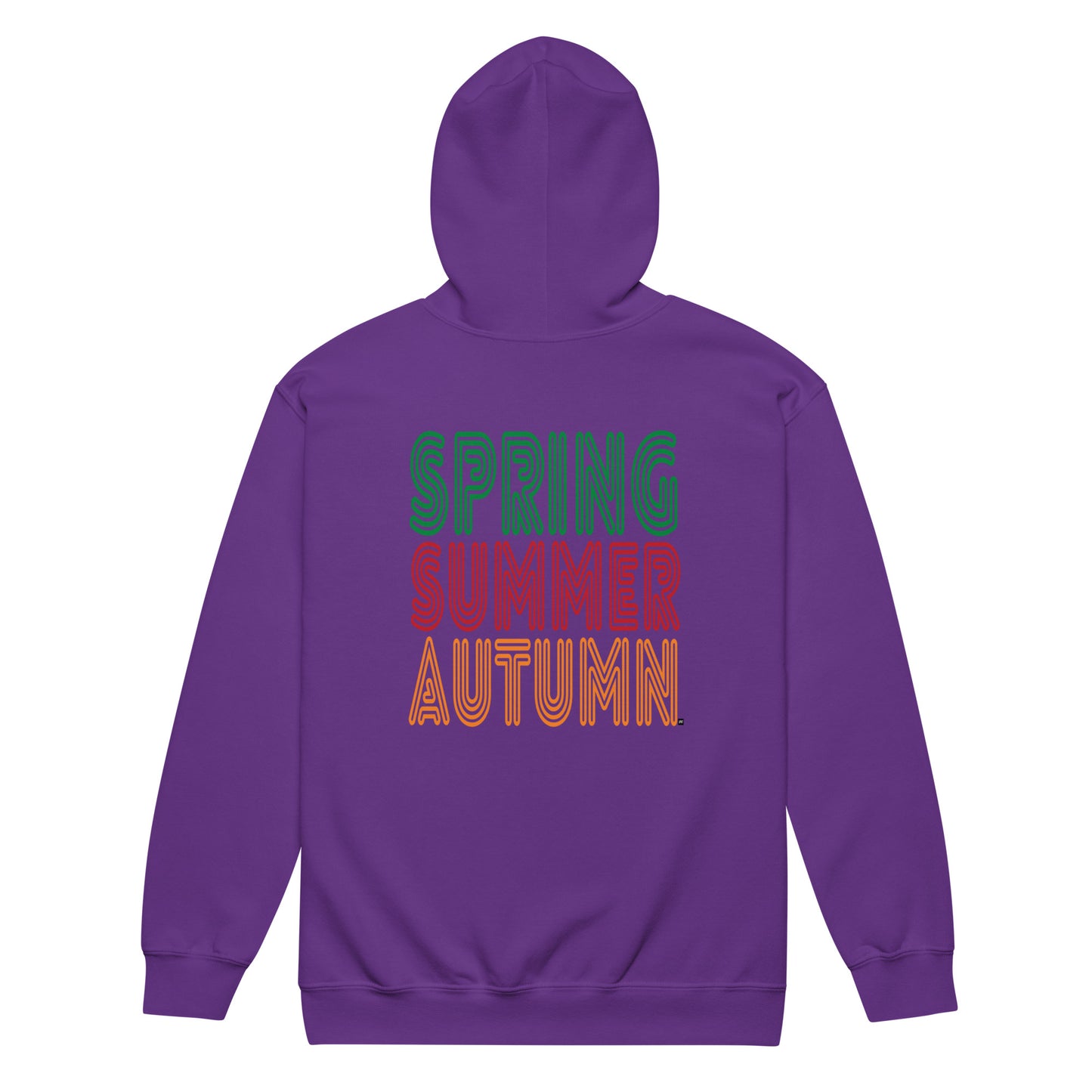 Spring into Summer Unisex Zip-Up Hoodie - Available in Assorted Colors